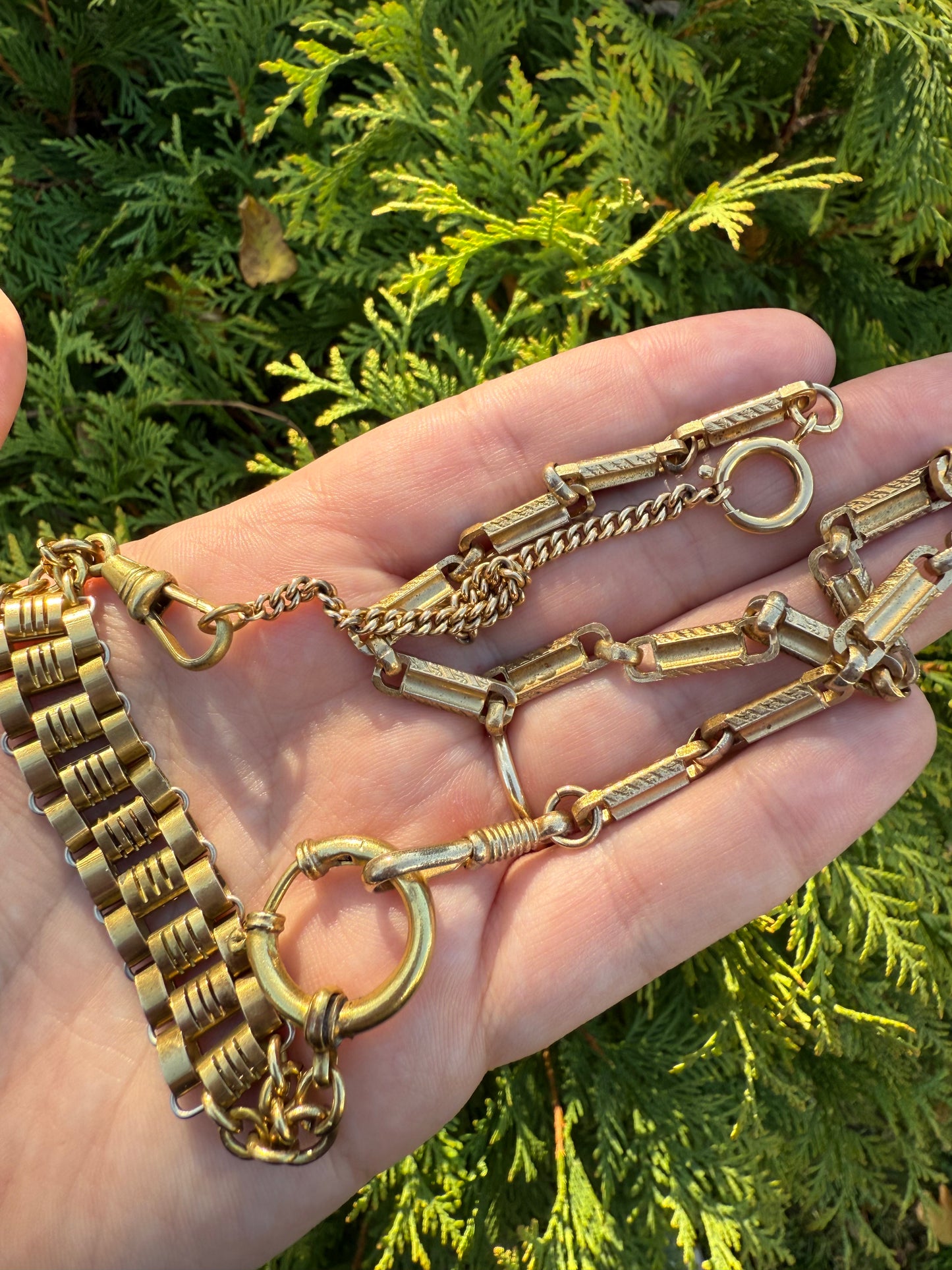 Gold Filled Frankenstein Chain
