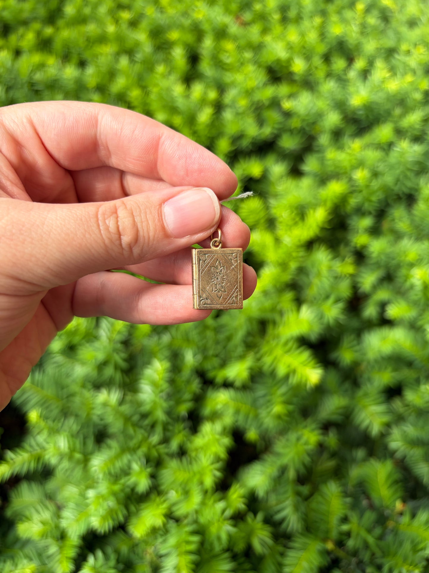 Gold Fill Book Locket