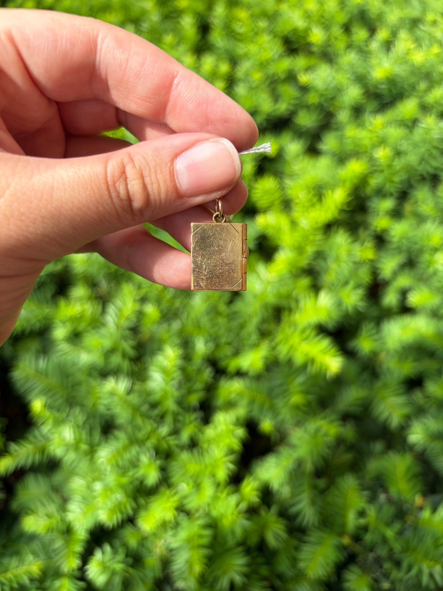 Gold Fill Book Locket
