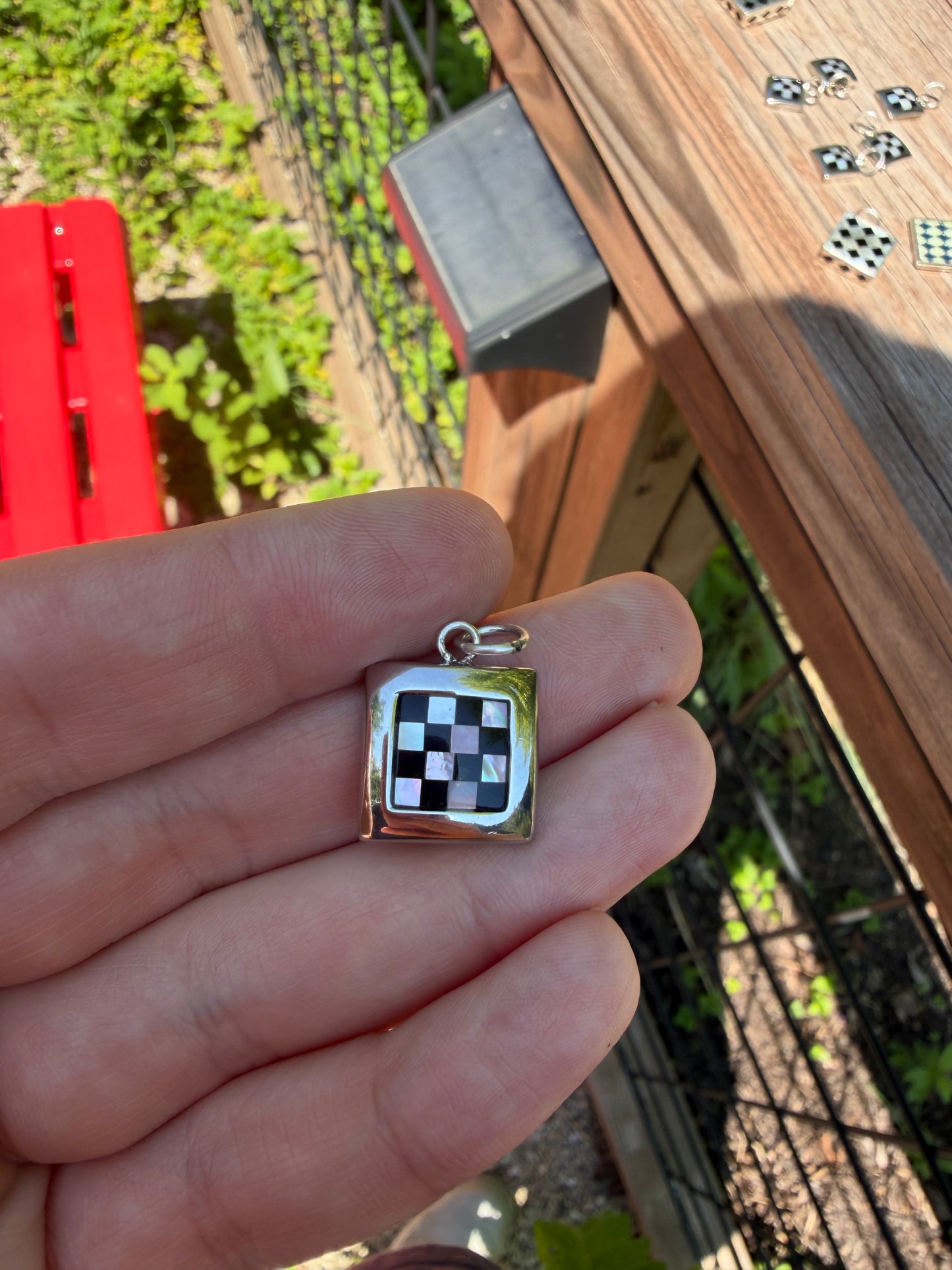 Puffy Square Checkerboard