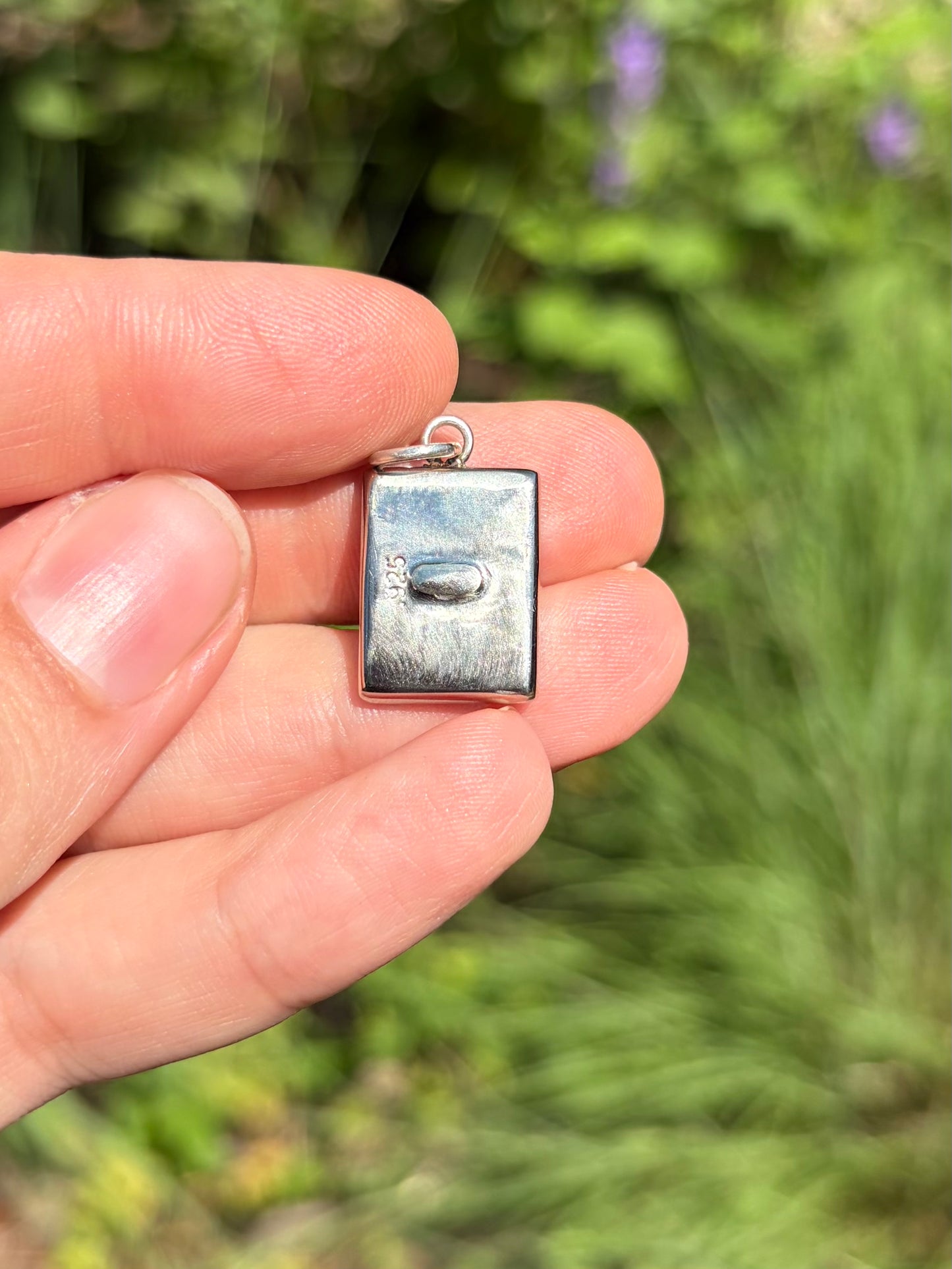 Lapis and Mother of Pearl Checkerboard