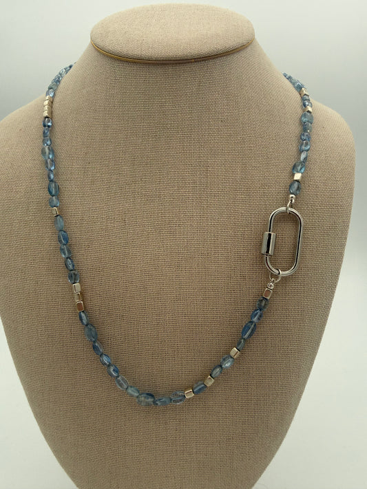 Blue Oval Aquamarine +Sterling Silver