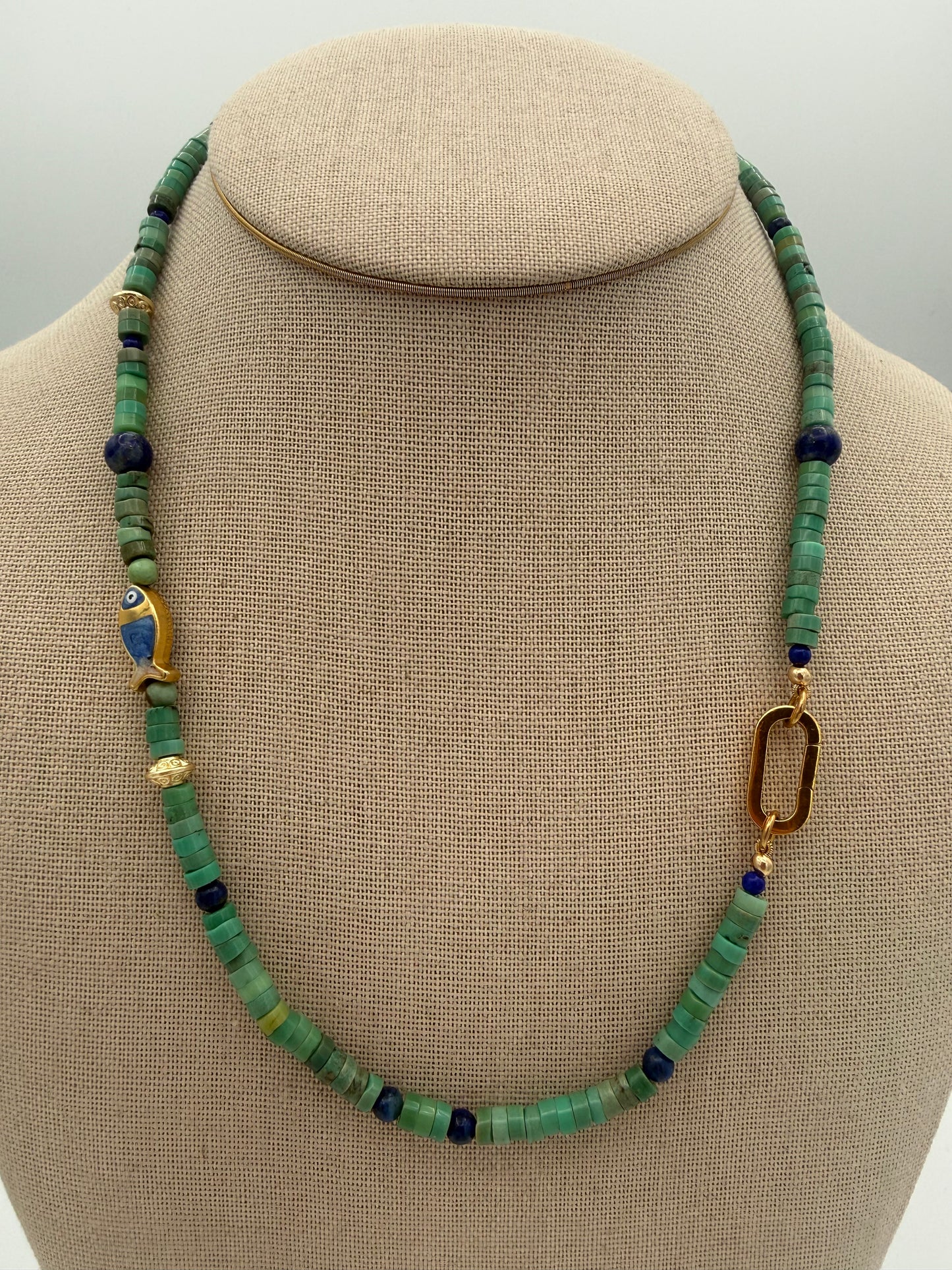 Turquoise with lapis