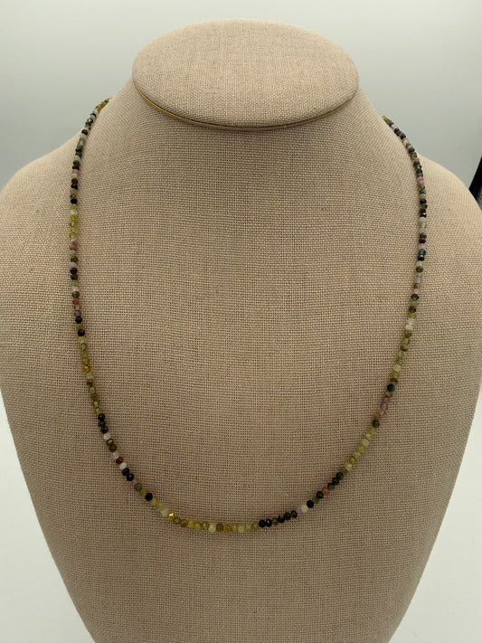 Tourmaline Necklace +GF findings