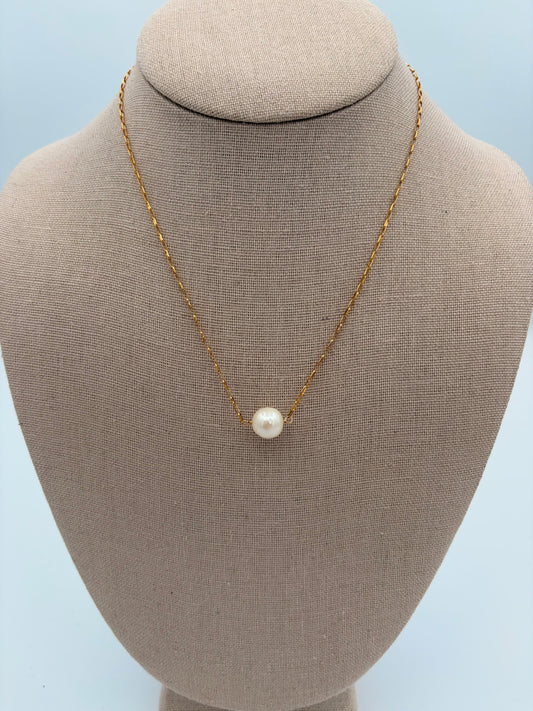 Single Pearl Necklace