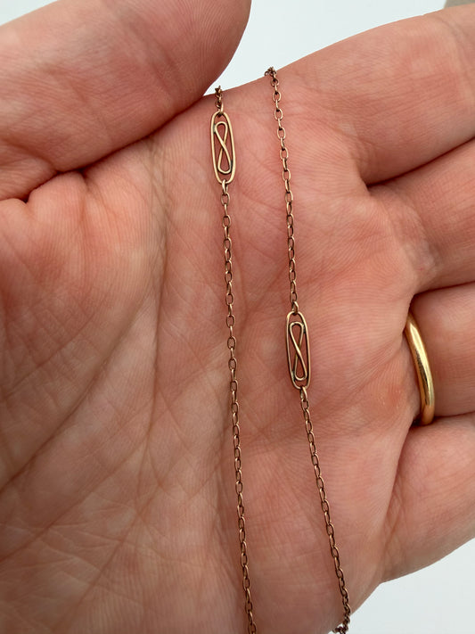 Detailed 9k Gold Chain