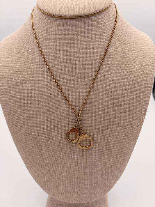 Vintage "Love Cuffs" Necklace