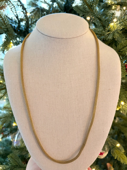 Vintage gold Mesh Chain