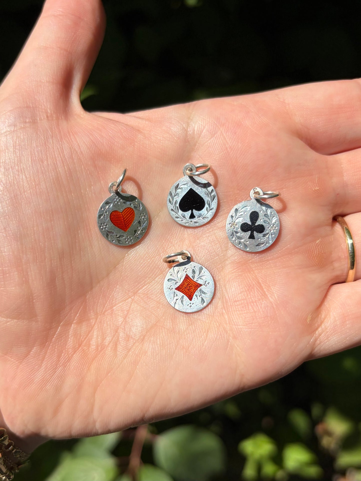 Card Suit Charms