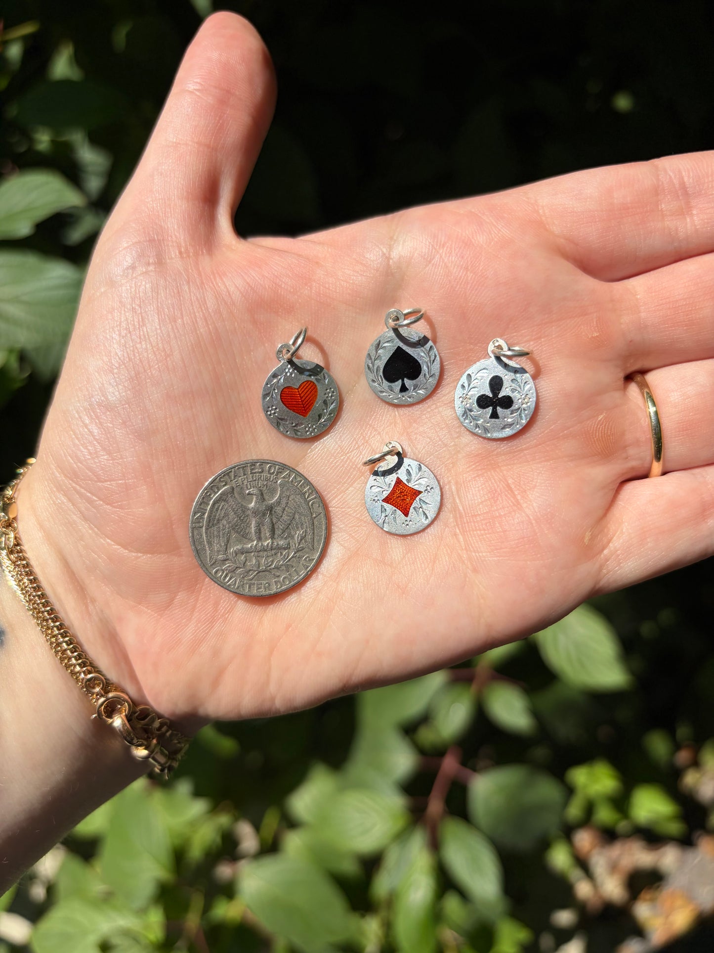 Card Suit Charms