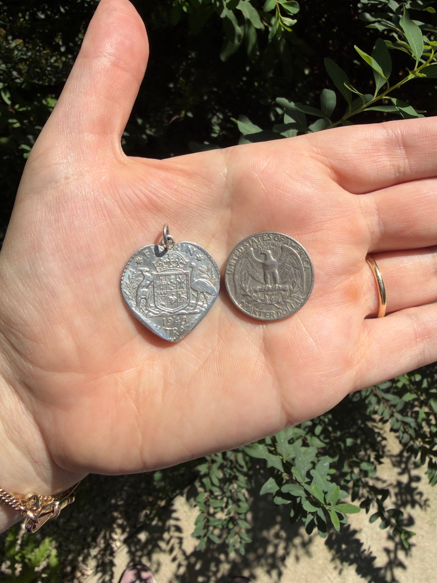 WWII "Trench Art" Love Token- Australian