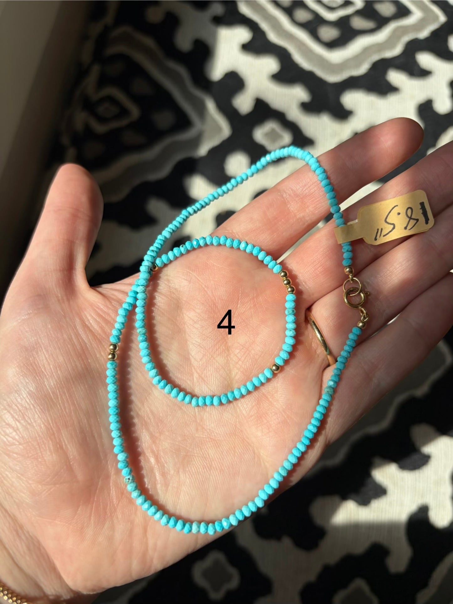 Lapis and Turquoise Necklaces