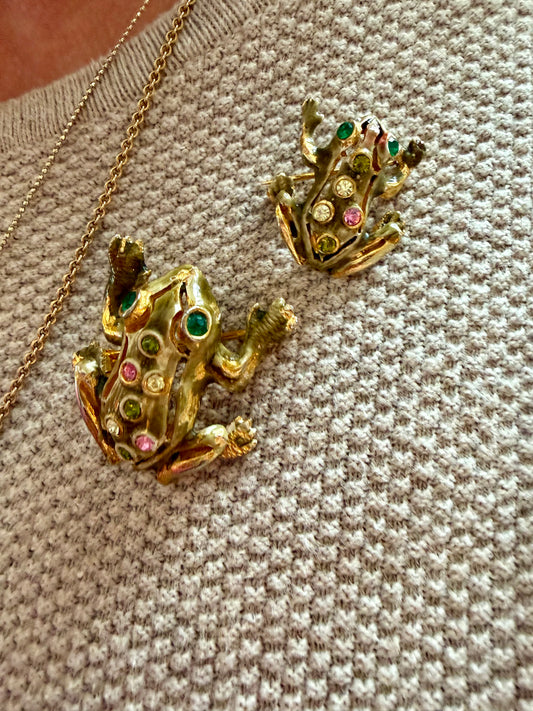 Frog Brooch