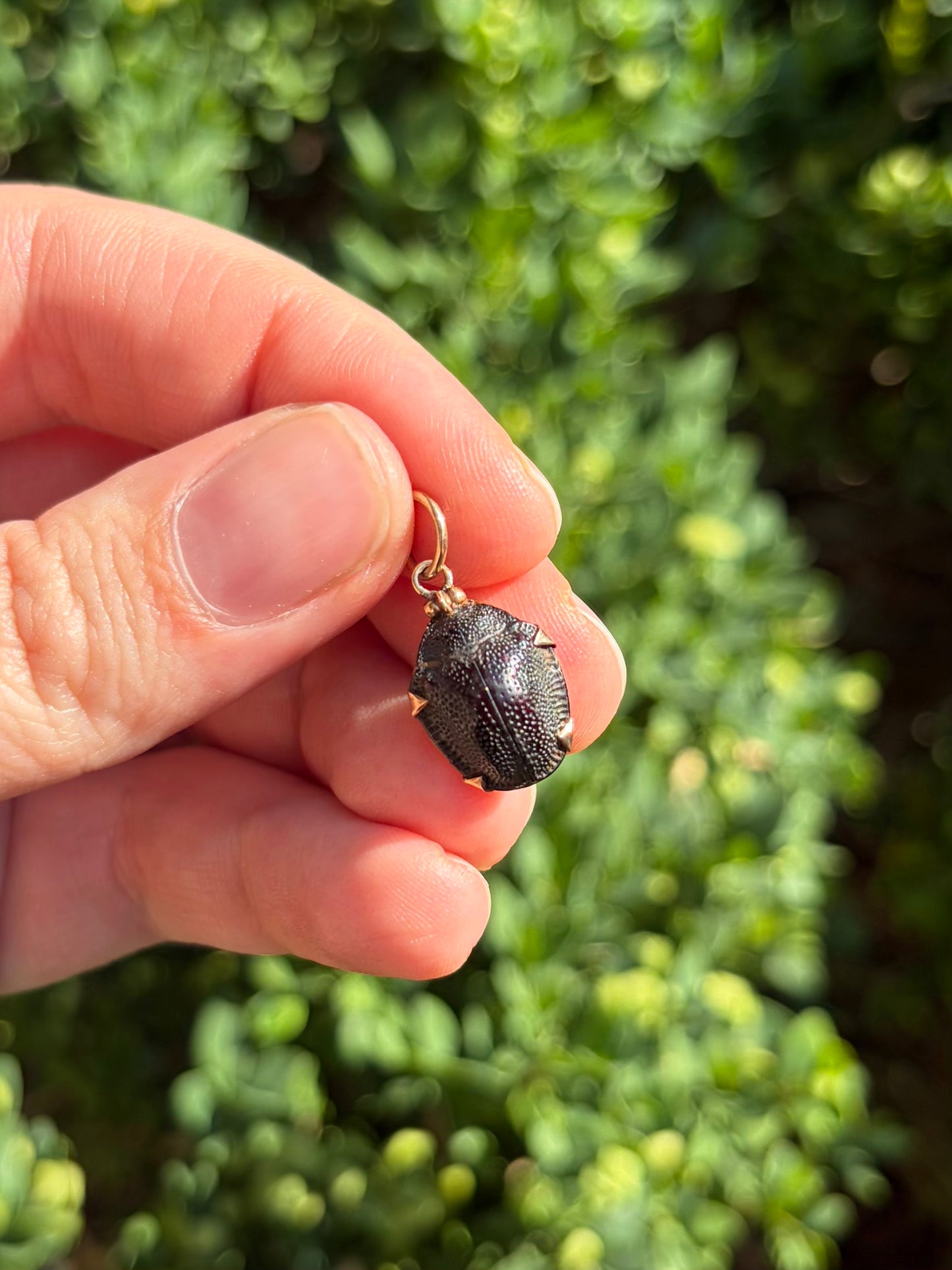 Victorian Scarab Beetle Charm