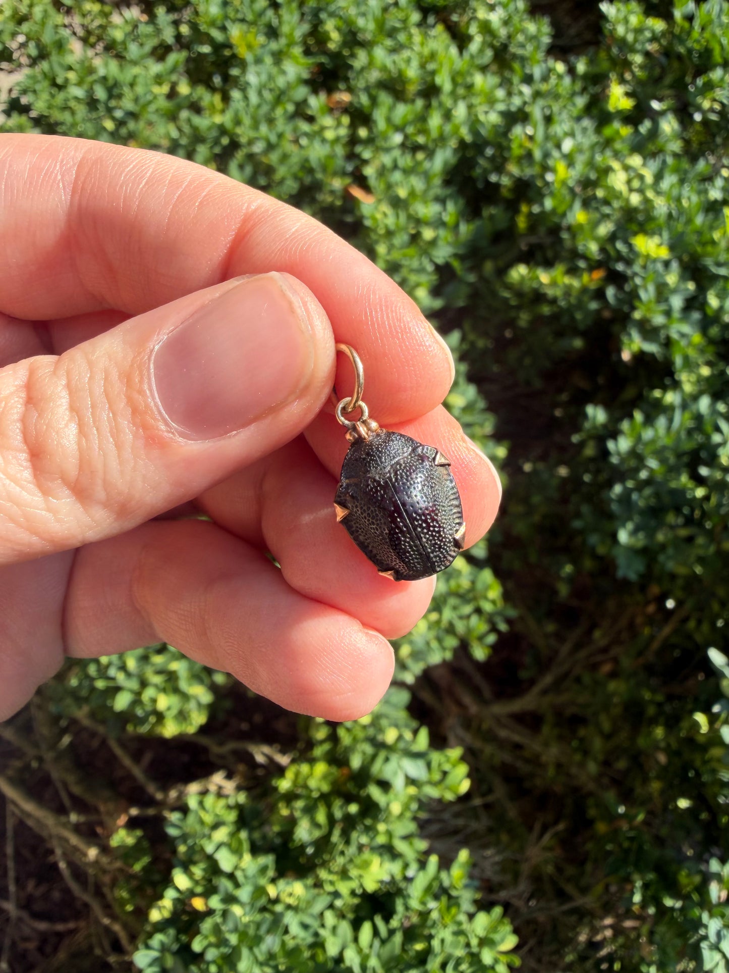 Victorian Scarab Beetle Charm
