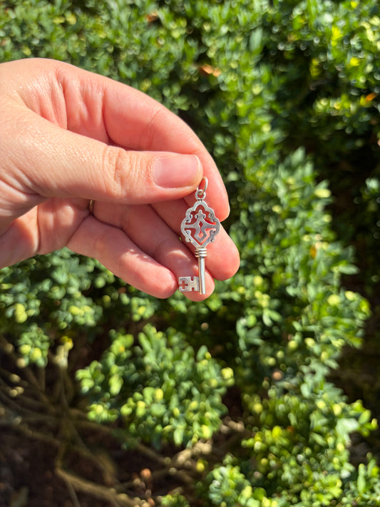 Vintage Sterling Skeleton Key