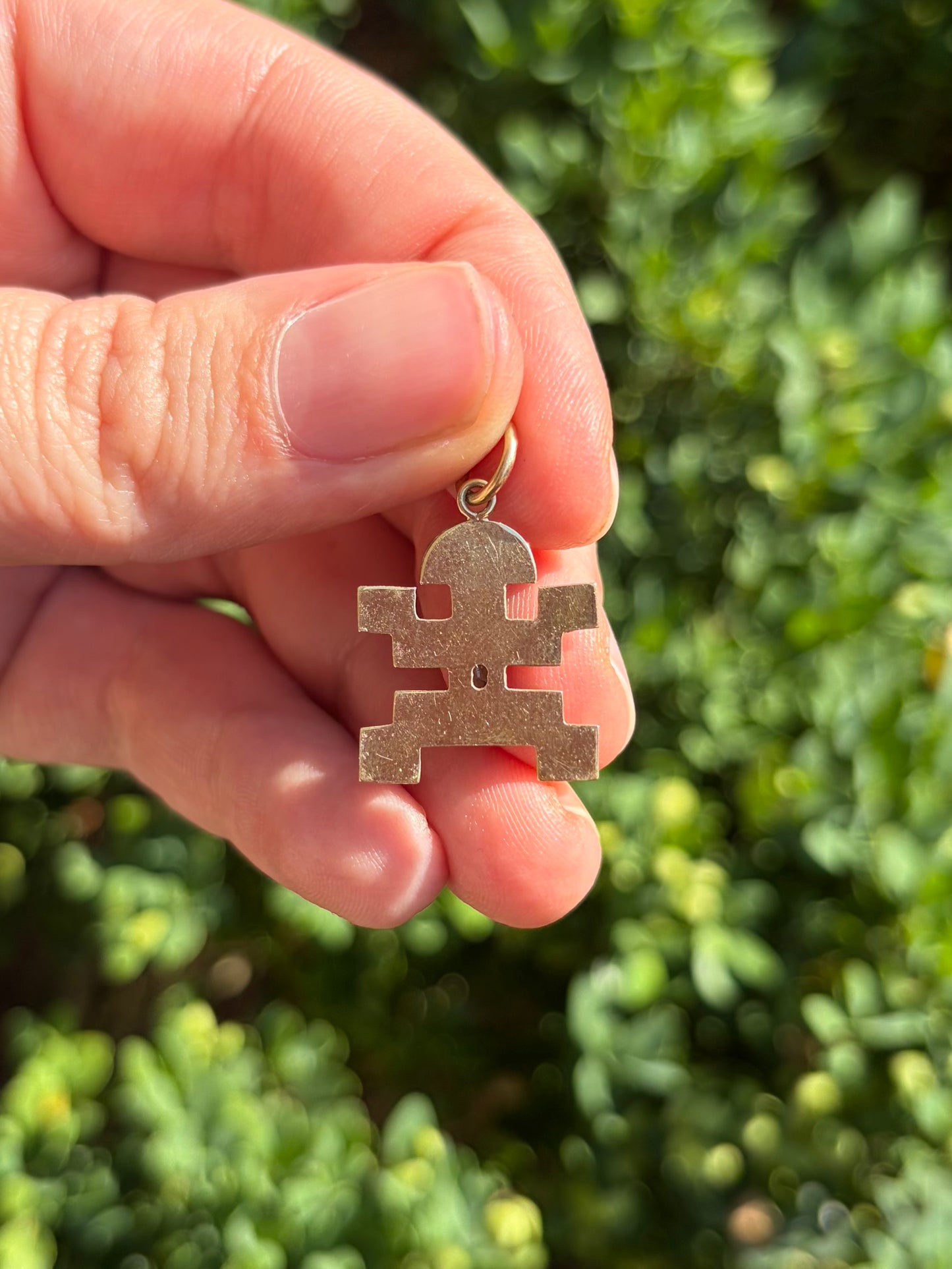14k Vintage Central American Idol Charm