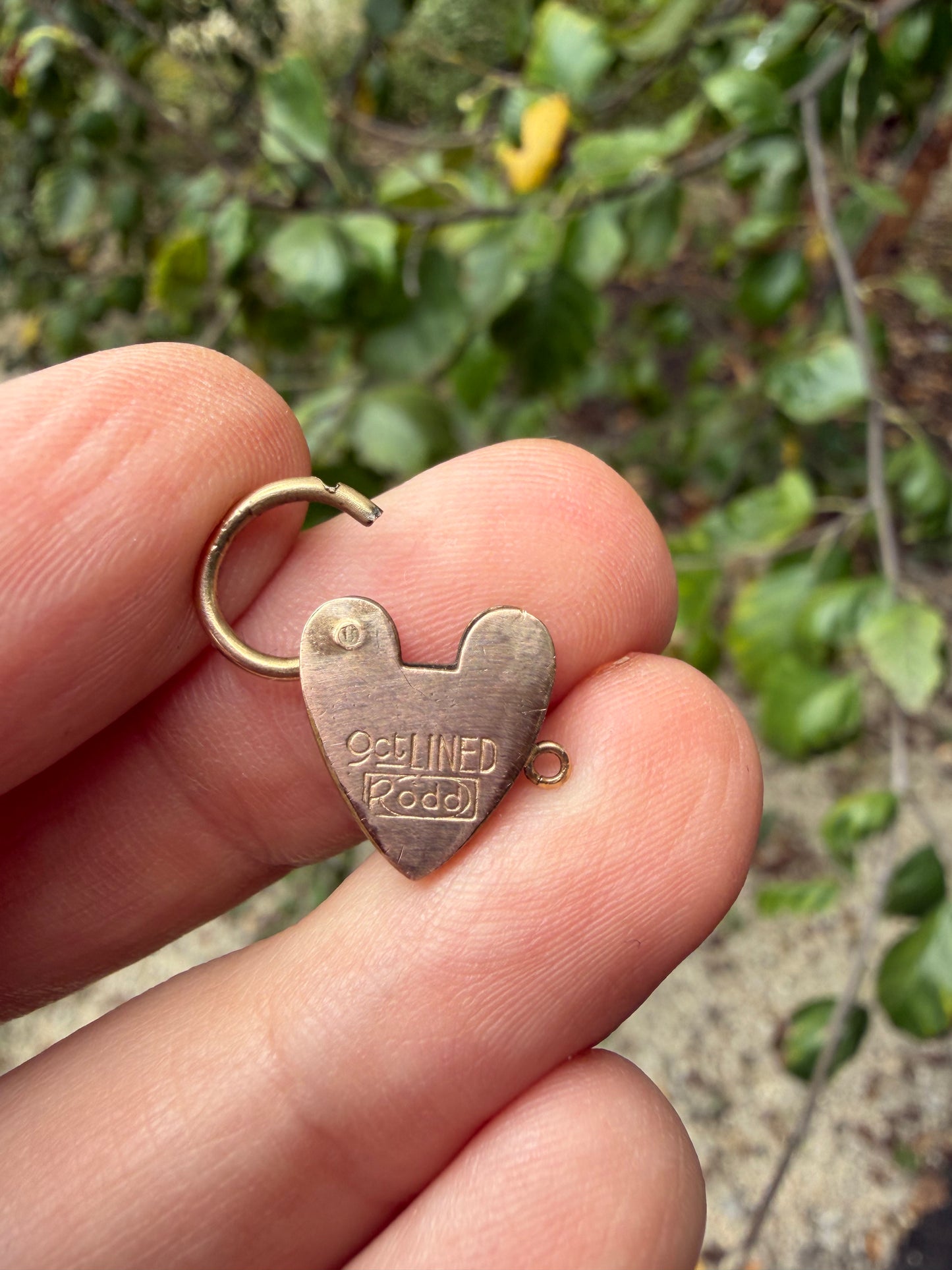 G & E Rodd Vintage Heart Padlock