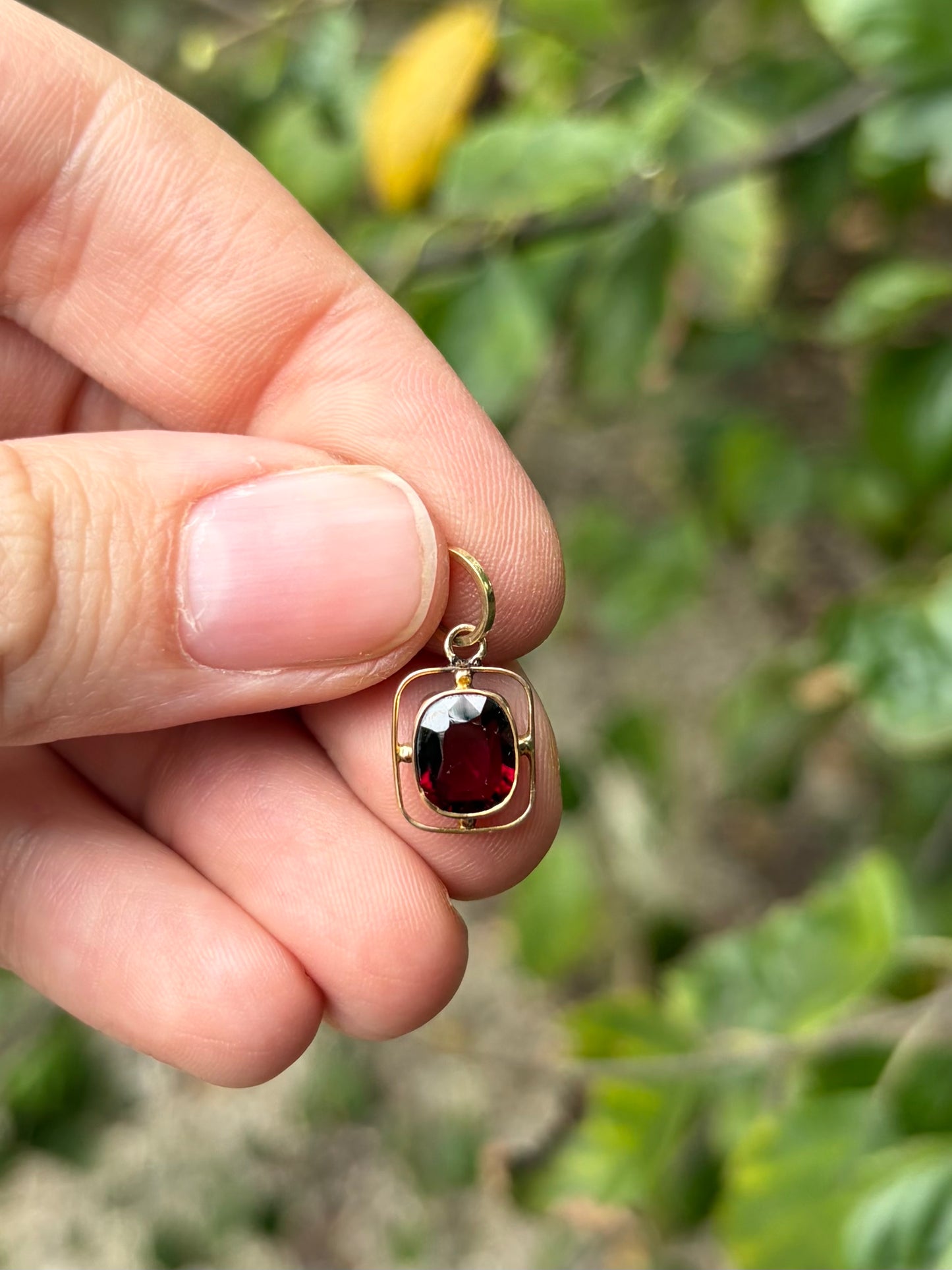 Vintage Art Deco Amethyst Pendant