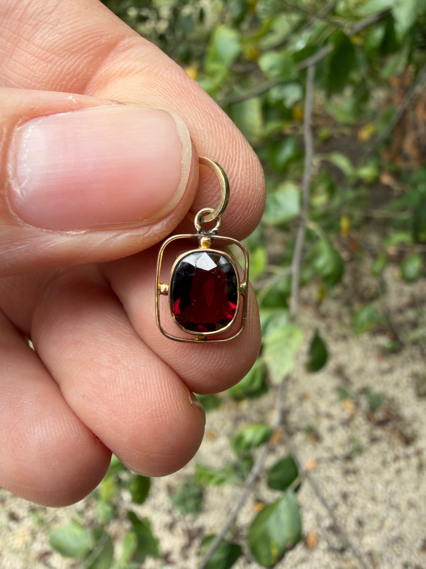 Vintage Art Deco Amethyst Pendant