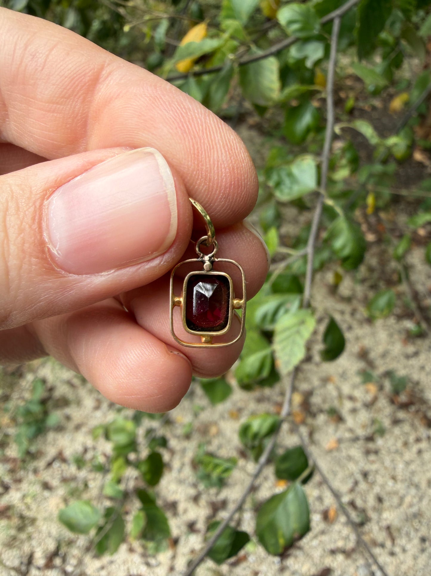 Vintage Art Deco Amethyst Pendant