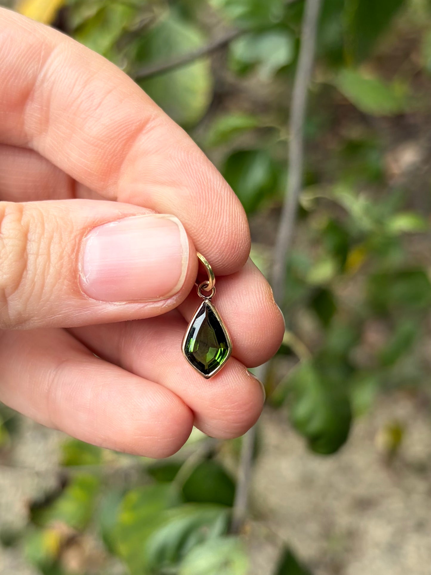Vintage Tourmaline Charm