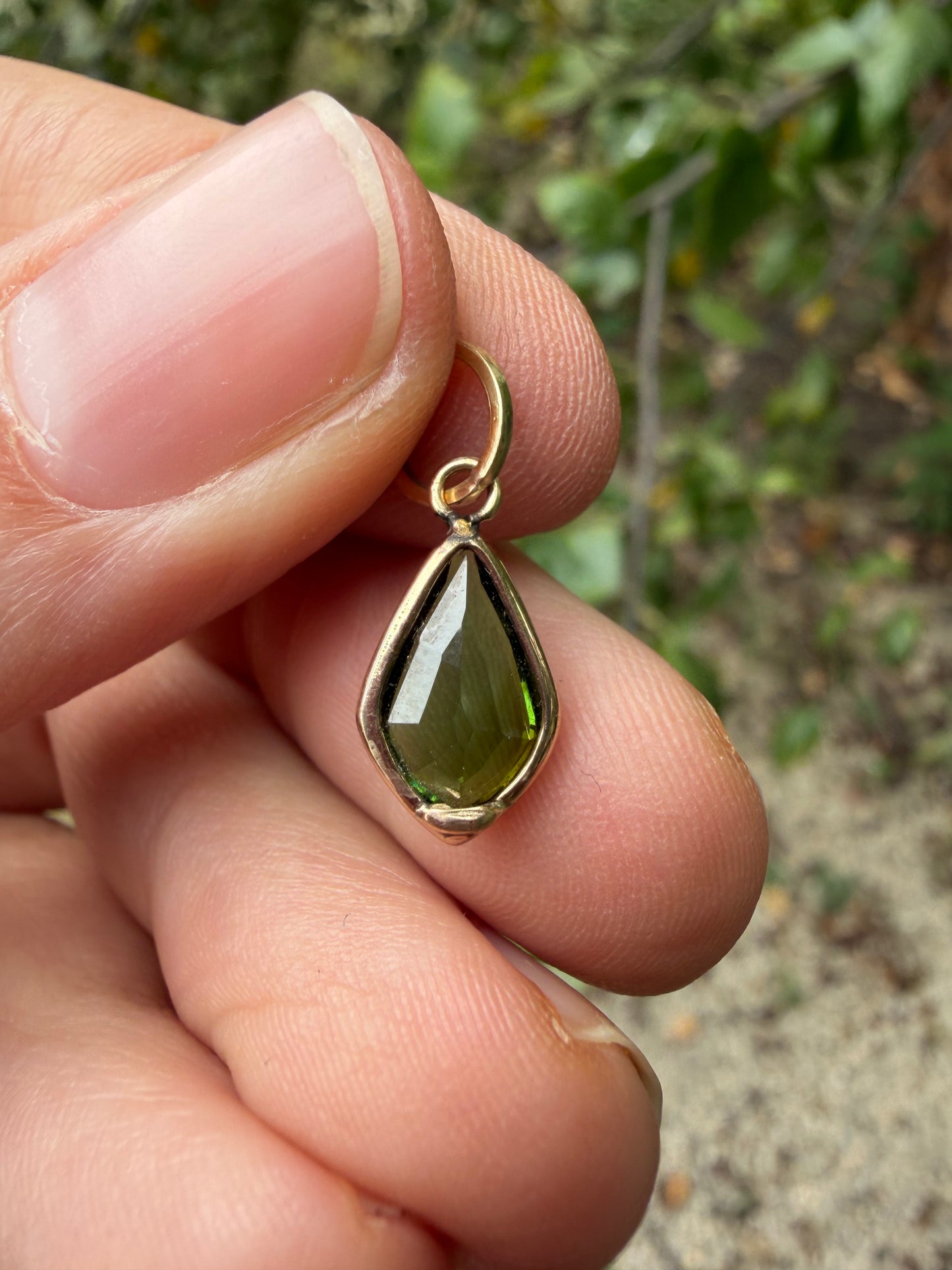 Vintage Tourmaline Charm