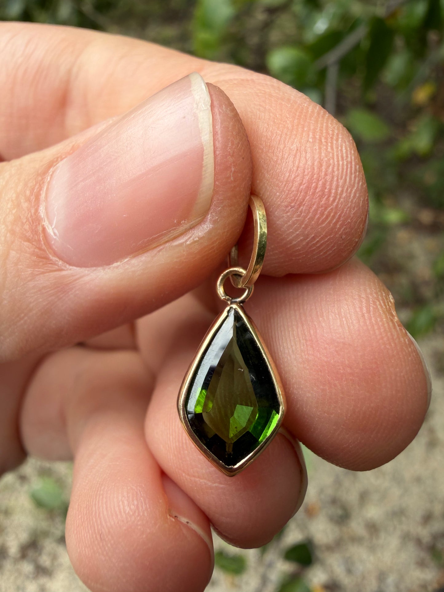 Vintage Tourmaline Charm