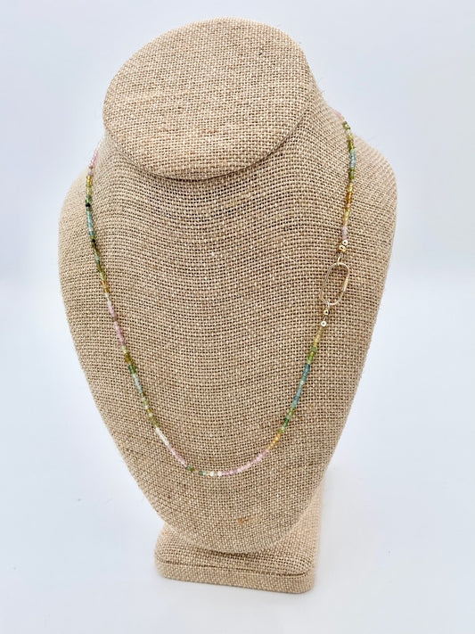 Watermelon Tourmaline Necklace